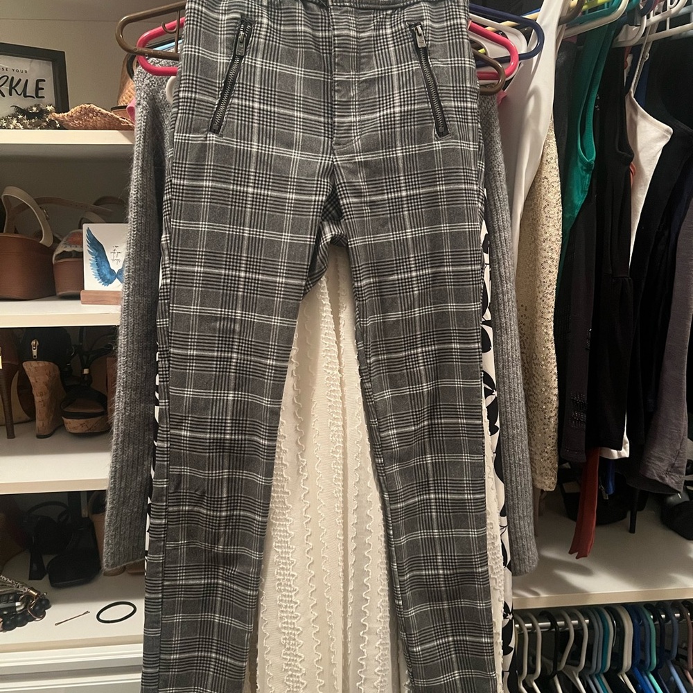 Hollister Gray Skinny Pants Tailored Fit